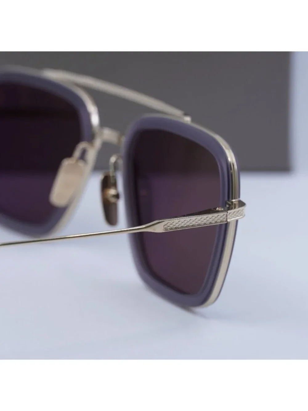 Dita FLIGHT-006-7806-C Aviator Sunglasses - Grey & Gold / Grey